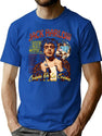 Bootleg Harlow Rapper Tour Vintage Bootleg Graphic T-Shirt - Blue