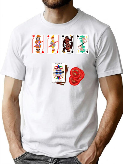 Bootleg Heroes Card Game Bootleg Graphic T-Shirt - Black
