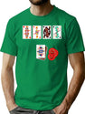 Bootleg Heroes Card Game Bootleg Graphic T-Shirt - Green