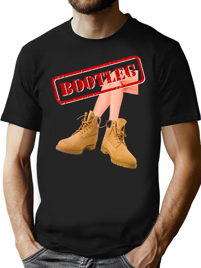 Bootleg Illegal Copy Bootleg Cd Bootleg Jeans Bootleg Humor Bootleg Graphic T-Shirt - Black