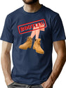 Bootleg Illegal Copy Bootleg Cd Bootleg Jeans Bootleg Humor Bootleg Graphic T-Shirt - Navy