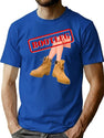 Bootleg Illegal Copy Bootleg Cd Bootleg Jeans Bootleg Humor Bootleg Graphic T-Shirt - Blue