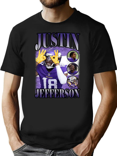 Bootleg Justin Bootleg Graphic T-Shirt - Black