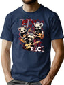 Bootleg Opossum Band - Let'S Rock - Vintage Possum 90 Bootleg Graphic T-Shirt - Navy