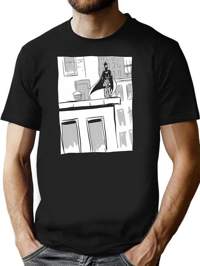 Bootleg Peace Man Bootleg Graphic T-Shirt - Black