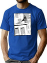 Bootleg Peace Man Bootleg Graphic T-Shirt - Blue