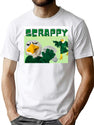 Bootleg Scrappy The Eagle Merch Bootleg Graphic T-Shirt - White