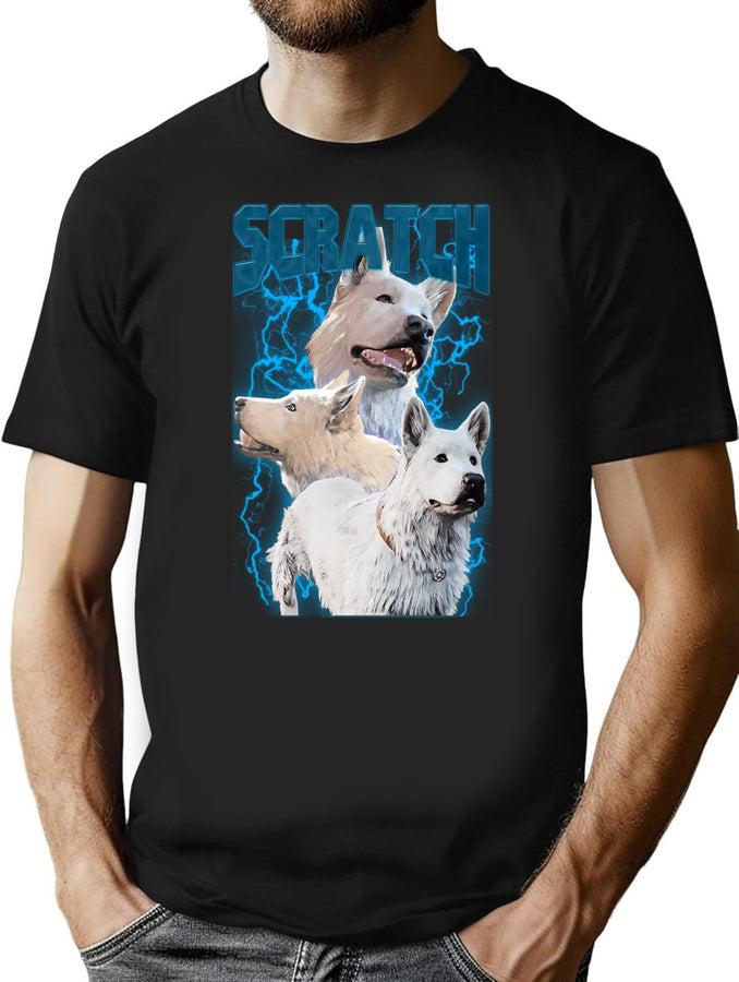Bootleg Series - Scratch Bootleg Graphic T-Shirt - Black