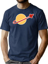 Bootleg Spaceman Gear Bootleg Graphic T-Shirt - Navy