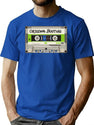 Bootleg Tape Cassette Music Bootleg Graphic T-Shirt - Blue