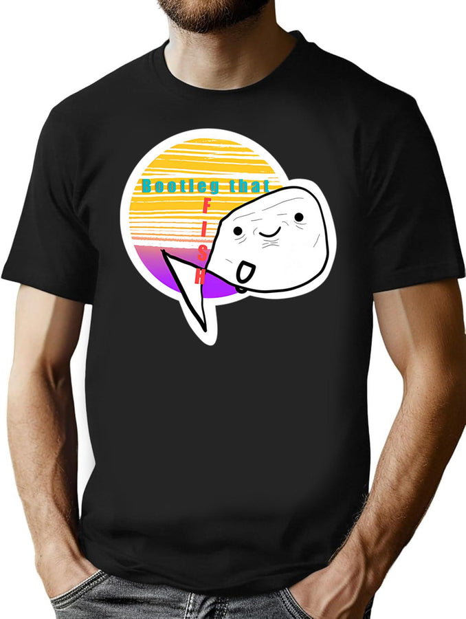 Bootleg That Fish Bootleg Graphic T-Shirt - Black