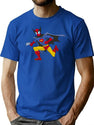 Bootlegman Bootleg Graphic T-Shirt - Blue