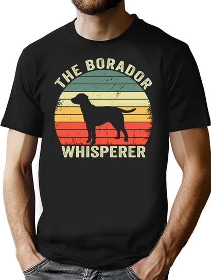 Borador Shirt Borador Gift Funny Gift For Borador Lover Borador Mom Mama Borador Owner Funny Borador Teevintage Borador Borador Whisperer T-Shirt for Men & Women, T-Shirts Graphic Tee - Black