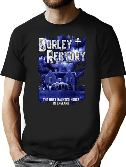 Borley Rectory T-Shirt for Men & Women, T-Shirts Graphic Tee - Black
