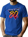Born In The 80S T-Shirt for Men & Women, T-Shirts Graphic Tee - Blue