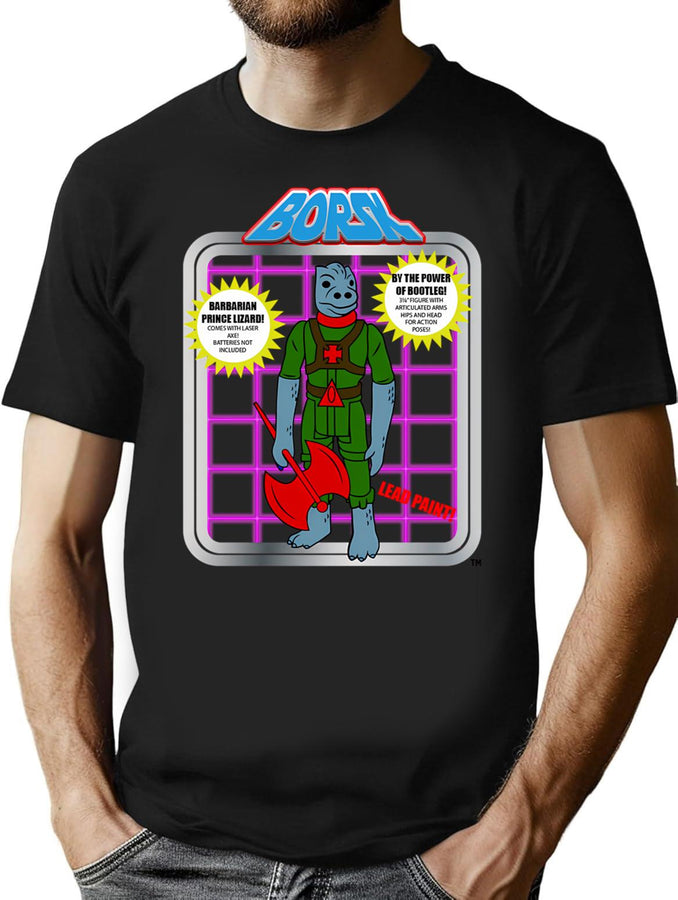 Borsk Bootleg Graphic T-Shirt - Black