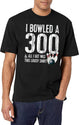 Bowling A 300 Game Bowling Team Shirt Bowler T-Shirt for Men & Women, T-Shirts Graphic Tee - White