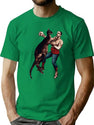 Boxing Kangaroo T-Shirt for Men & Women, T-Shirts Graphic Tee - Green