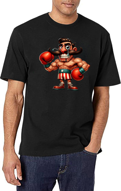 Boxing Legends The Uppercut T-Shirt for Men & Women, T-Shirts Graphic Tee - Black