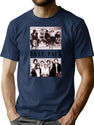 Brat Pack 80S Vintage Retro Bootleg Graphic T-Shirt - Navy