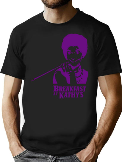 Breakfast At Kathy_S T-Shirt for Men & Women, T-Shirts Graphic Tee - Black