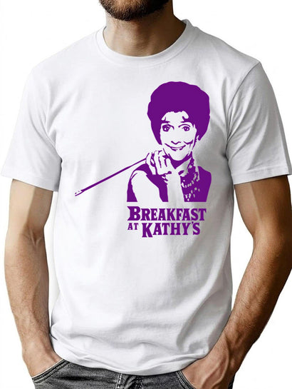 Breakfast At Kathy_S T-Shirt for Men & Women, T-Shirts Graphic Tee - Black