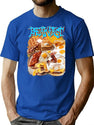Breakfast Bootleg Bootleg Graphic T-Shirt - Blue