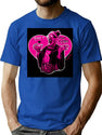 Bret The Clown T-Shirt for Men & Women, T-Shirts Graphic Tee - Blue