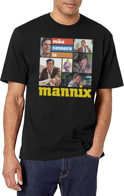 Bright Sly Detective Modest Style Old Car Mannix Gifts Music Fans T-Shirt for Men & Women, T-Shirts Graphic Tee - Black