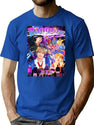 Bts Bangtan Vintage Sparkly Bootleg Graphic T-Shirt - Blue