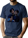 Bts Jungkook Kpop 7Fates Chakho Zeha Bootleg Graphic T-Shirt - Navy