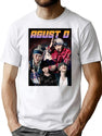 Bts Suga Yoongi Agust D Bootleg Rapper Bootleg Graphic T-Shirt - White