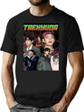 Bts Taehyung V Bootleg Vintage Rapper Bootleg Graphic T-Shirt - Black