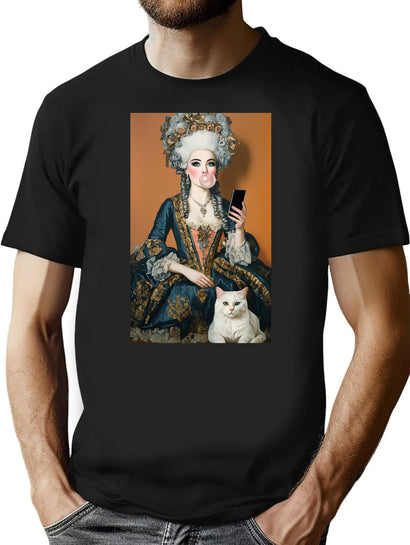Bubble Gum Girl Power T-Shirt for Men & Women, T-Shirts Graphic Tee - Black