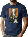 Bubble Gum Girl Power T-Shirt for Men & Women, T-Shirts Graphic Tee - Navy