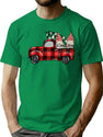 Buffalo Plaid Christmas Gnomies T-Shirt for Men & Women, T-Shirts Graphic Tee - Green