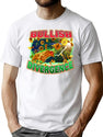 Bullish Divergence Bootleg Design Bootleg Graphic T-Shirt - White