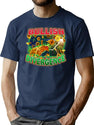 Bullish Divergence Bootleg Design Bootleg Graphic T-Shirt - Navy