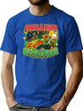 Bullish Divergence Bootleg Design Bootleg Graphic T-Shirt - Blue