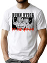 Burn Utica Bootleg Graphic T-Shirt - White