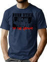 Burn Utica Bootleg Graphic T-Shirt - Navy