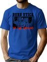 Burn Utica Bootleg Graphic T-Shirt - Blue
