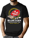 Burton Pork Chop Express Trucking Premium Heavyweight Cotton T-Shirt - Black