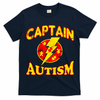 Captain Autism Superhero Logo T-Shirt