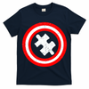 Captain Autism Distressed Shield T-Shirt
