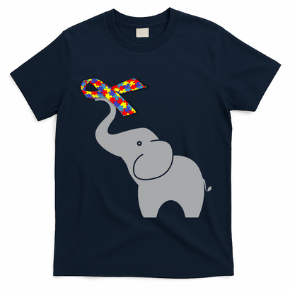 Elephant Autism Awareness Ribbon T-Shirt