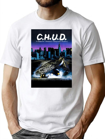 C.H.U.D. Movie Poster T-Shirt for Men & Women, T-Shirts Graphic Tee - Black