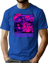 Cadillacs Dinosaurs Bootleg Graphic T-Shirt - Blue