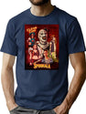 Cafe Clown T-Shirt for Men & Women, T-Shirts Graphic Tee - Navy