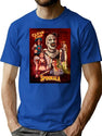 Cafe Clown T-Shirt for Men & Women, T-Shirts Graphic Tee - Blue